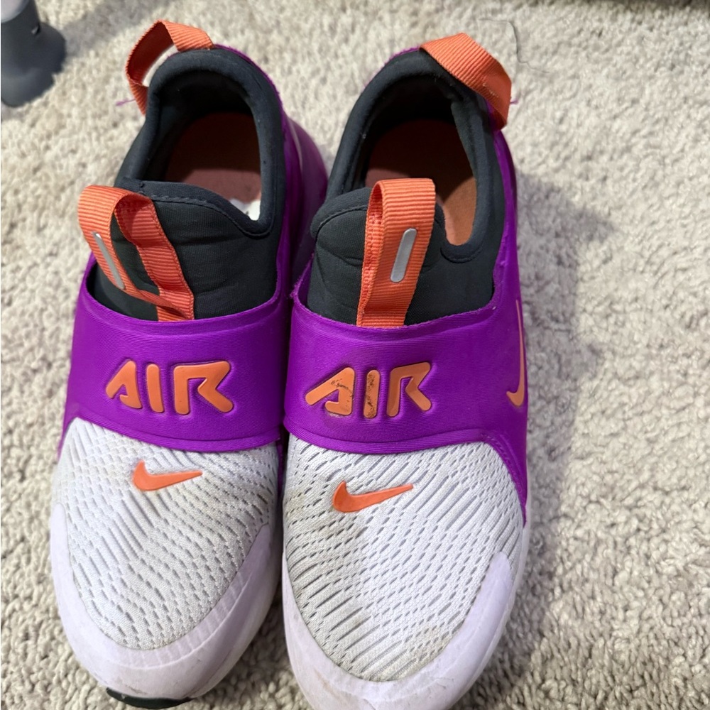 Nike Kids Slip-On Sneakers - Purple, Orange, White